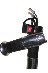 E-bike Gaz Kolu 875 Komple 3 Vites Aliminyum Elcikli Gri thumbnail 1