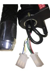 E-bike Gaz Kolu 875 Komple 3 Vites Aliminyum Elcikli Gri thumbnail 2