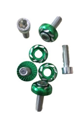 Motosiklet Renkli Kaporta Ve Siperlik Vidası 6 Mm 5 Ad - 6