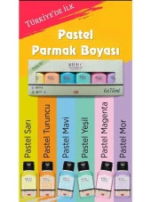Artdeco Parmak Boyası Seti 6x75 ML Pastel Renkler Parmak Boyası thumbnail 2