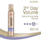 Wellaflex 2 Gün Hacim Kazandıran Saç Köpüğü 200 ml 1 Adet - 4