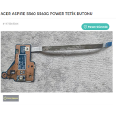 ACER ASPIRE 5560 5560G POWER TETİK BUTONU - 1