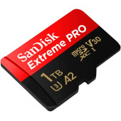SanDisk Extreme Pro 1TB 200/140MB/s microSDXC UHS-I A2 V30 Adaptörlü Hafıza Kartı SDSQXCD-1T00-GN6MA thumbnail 2