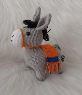 Sevimli Sıpa Amigurumi Organik Oyuncak - 3