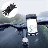 Universal Bisiklet Motosiklet Çocuk Arabası Silikon 360 Derece Telefon Tutucu Tüm Modellerle - 5