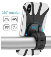 Esnek Silikon Örümcek Bisiklet Telefon Tutucu thumbnail 1