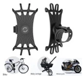 Esnek Silikon Örümcek Bisiklet Telefon Tutucu thumbnail 2