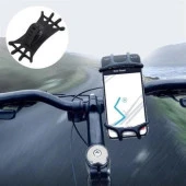 Universal Bisiklet Motosiklet Çocuk Arabası Silikon 360 Derece Telefon Tutucu Tüm Modellerle Uyumlu - 4