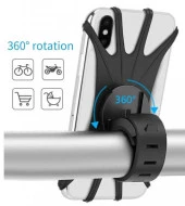 Esnek Silikon Örümcek Bisiklet Telefon Tutucu thumbnail 3