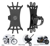 Esnek Silikon Örümcek Bisiklet Telefon Tutucu thumbnail 4