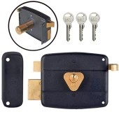 Kale 157C Dar Tip 12cm Küçük Tirajlı Bahçe Kapısı Demir Kapı Kilidi - 1