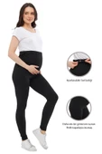 Luvmabelly MYRA8140 Toparlayıcı Fitilli Mevsimlik Beli Ayarlanabilir Hamile Tayt - 1