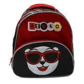 Sentor 3 Bölmeli Gözlüklü Anaokulu Sırt Çantası Gözlüklü Panda Baskılı thumbnail 1