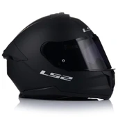 LS2 Stream 2 Mat Siyah Full Face Motosiklet Kaskı Siyah Camlı - 3