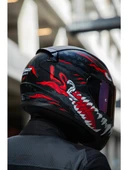 LS2 Rapıd 2 Kaıju Kapalı Motosiklet Kaskı Gökkuşağı Camlı thumbnail 5