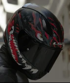 LS2 Rapıd 2 Kaıju Kapalı Motosiklet Kaskı Siyah Camlı thumbnail 1