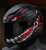 LS2 Rapıd 2 Kaıju Kapalı Motosiklet Kaskı Siyah Camlı thumbnail 5