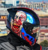 LS2 Rapıd 2 Race Zombıe Fullface Motosiklet Kaskı - 4
