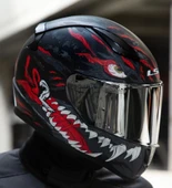 LS2 Rapıd 2 Kaıju Mat Siyah-Kırmızı Fullface Motosiklet Kaskı Gri Camlı thumbnail 1