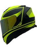 LS2 Storm 2 Dodger Neon Sarı Kapalı Motosiklet Kaskı Gold Camlı - 1