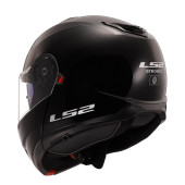 LS2 Strobe 2 Siyah Çene Açılır Motosiklet Kaskı - 3