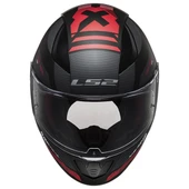 LS2 Rapıd 2 Xtreet Full Face Motosiklet Kaskı Mat Siyah-kırmızı - 2
