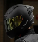 LS2 Rapıd 2 Race Mat Siyah Fullface Motosiklet Kaskı Gold Camlı - 1