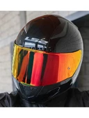 Ls2 Rapıd 2 Parlak Siyah Fullface Motosiklet Kaskı Kırmızı Camlı - 4