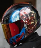 Ls2 Rapıd 2 Zombıe Fullface Motosiklet Kaskı Kırmızı Camlı thumbnail 1