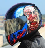 Ls2 Rapıd 2 Zombıe Fullface Motosiklet Kaskı Gri Camlı - 1