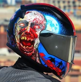 Ls2 Rapıd 2 Zombıe Fullface Motosiklet Kaskı Gri Camlı - 4