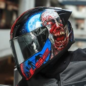 LS2 Rapıd 2 Race Zombıe Fullface Motosiklet Kaskı Gri Camlı - 3
