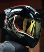 LS2 RAPID 2 RACE EXTRA BEYAZ-KIRMIZI FULLFACE MOTOSİKLET KASKI GOLD CAMLI thumbnail 3