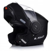 LS2 Scope 2 Çene Açılır Motosiklet Kaskı Mat Siyah thumbnail 3