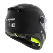 LS2 FF812 KID MAT SİYAH ÇOCUK KAPALI MOTOSİKLET KASKI - 3
