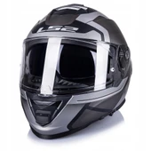 LS2 Storm 2 Faster Mat Tıtanıum Kapalı Motosiklet Kaskı thumbnail 3