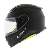 LS2 FF812 KID MAT SİYAH ÇOCUK KAPALI MOTOSİKLET KASKI - 5