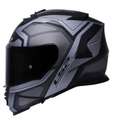 LS2 Storm 2 Faster Mat Tıtanıum Kapalı Motosiklet Kaskı Siyah Camlı - 2