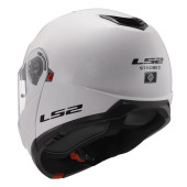 LS2 Strobe 2 Beyaz Çene Açılır Motosiklet Kaskı - 4
