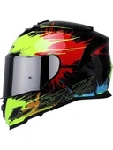 LS2 Storm 2 Drop Kapalı Motosiklet Kaskı Gri Camlı thumbnail 2