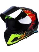 LS2 Storm 2 Drop Kapalı Motosiklet Kaskı Gri Camlı thumbnail 3