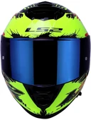 LS2 Storm 2 Drop  Kapalı Motosiklet Kaskı Mavi Camlı thumbnail 4