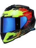 LS2 Storm 2 Drop  Kapalı Motosiklet Kaskı Mavi Camlı thumbnail 1