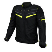 Vexo Calıfornıa 4 Mevsim Motosiklet Montu Siyah-Neon Sarı - 1
