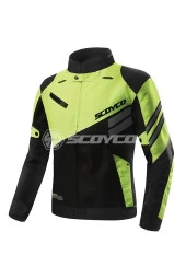 Scoyco Jk36 Yazlık Fileli Motosiklet Montu Neon Sarı - 1