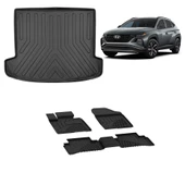 Sahler Hyundai Tucson 2021+ 4.5D Paspas ve Rizline 3D Bagaj Havuzu thumbnail 1