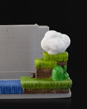 Minecraft Temalı PlayStation Oyun Konsolu Tutucu-Stand-Organizer - 2