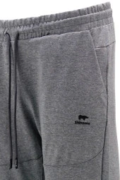 Erkek Yazlık Standart Fit Lastikli Bej Antrasit 2'li Eşofman Altı Seti - 9