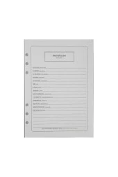 Heeton Organizer Yedeği Tarihsiz Çizgili A6 Organizer Yedeği - 1