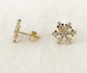 Kar Tanesi Altın Küpe thumbnail 2